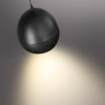 Светильник подвесной NOVOTECH SFERO 359342 OVER NT24 IP20 LED 7W 3000K 760Лм 170-265V с механизмом регулировки высоты, провод 2м черный NV-359342